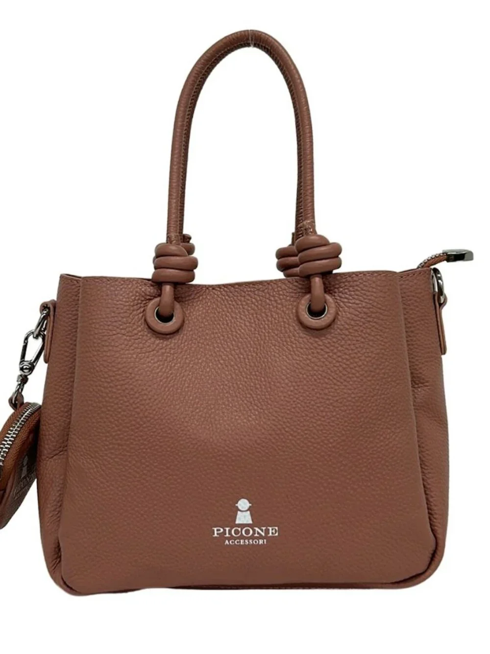 PICONE Pink Leather Handbag